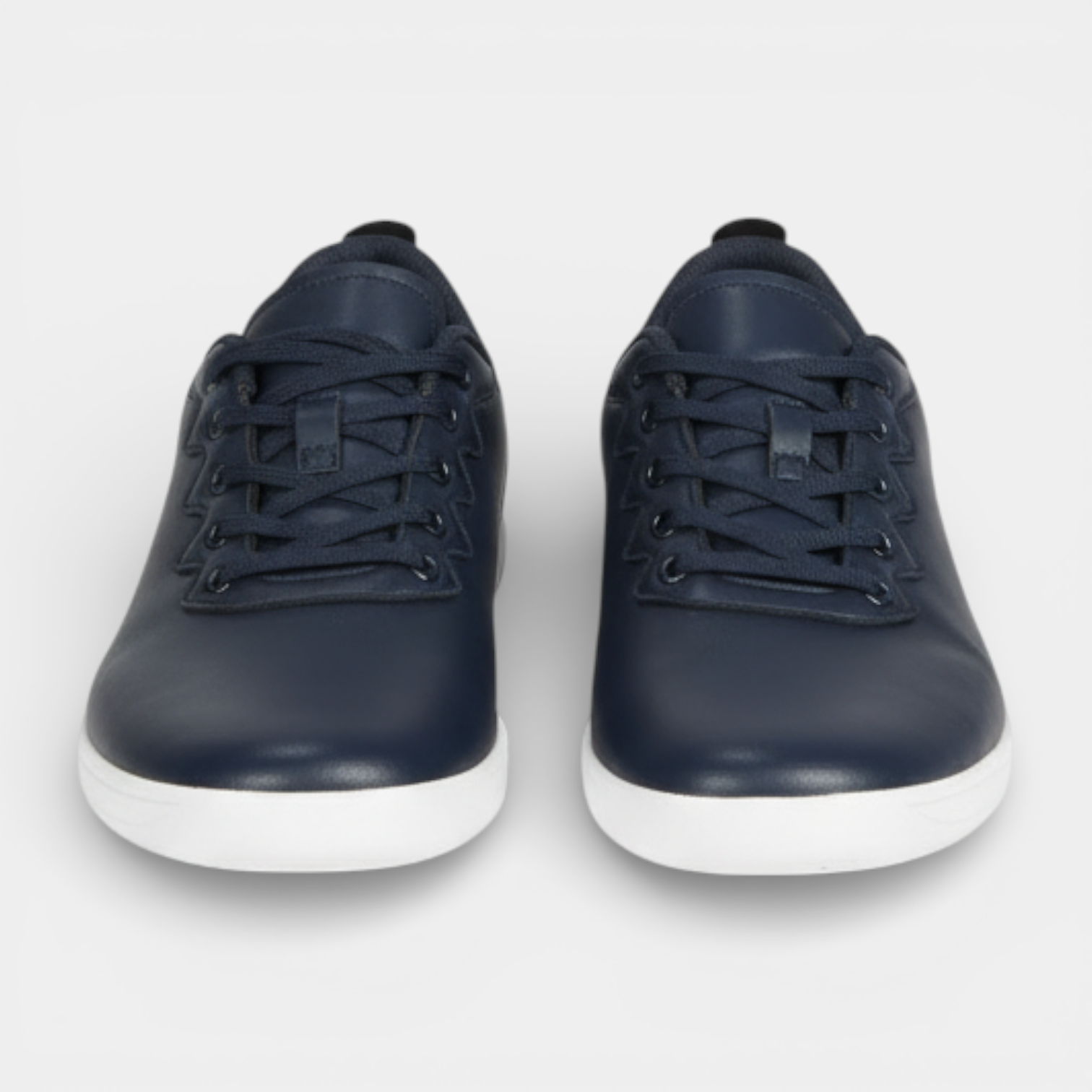 Low-Top Lace-Up Sneakers Smooth Upper Slim for Men