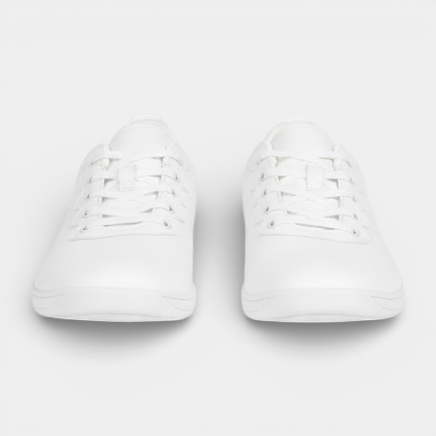 Low-Top Lace-Up Sneakers Smooth Upper Slim for Men