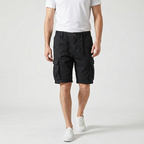 Belted Cargo Shorts Relaxed Fit Multi-Pocket for Men
