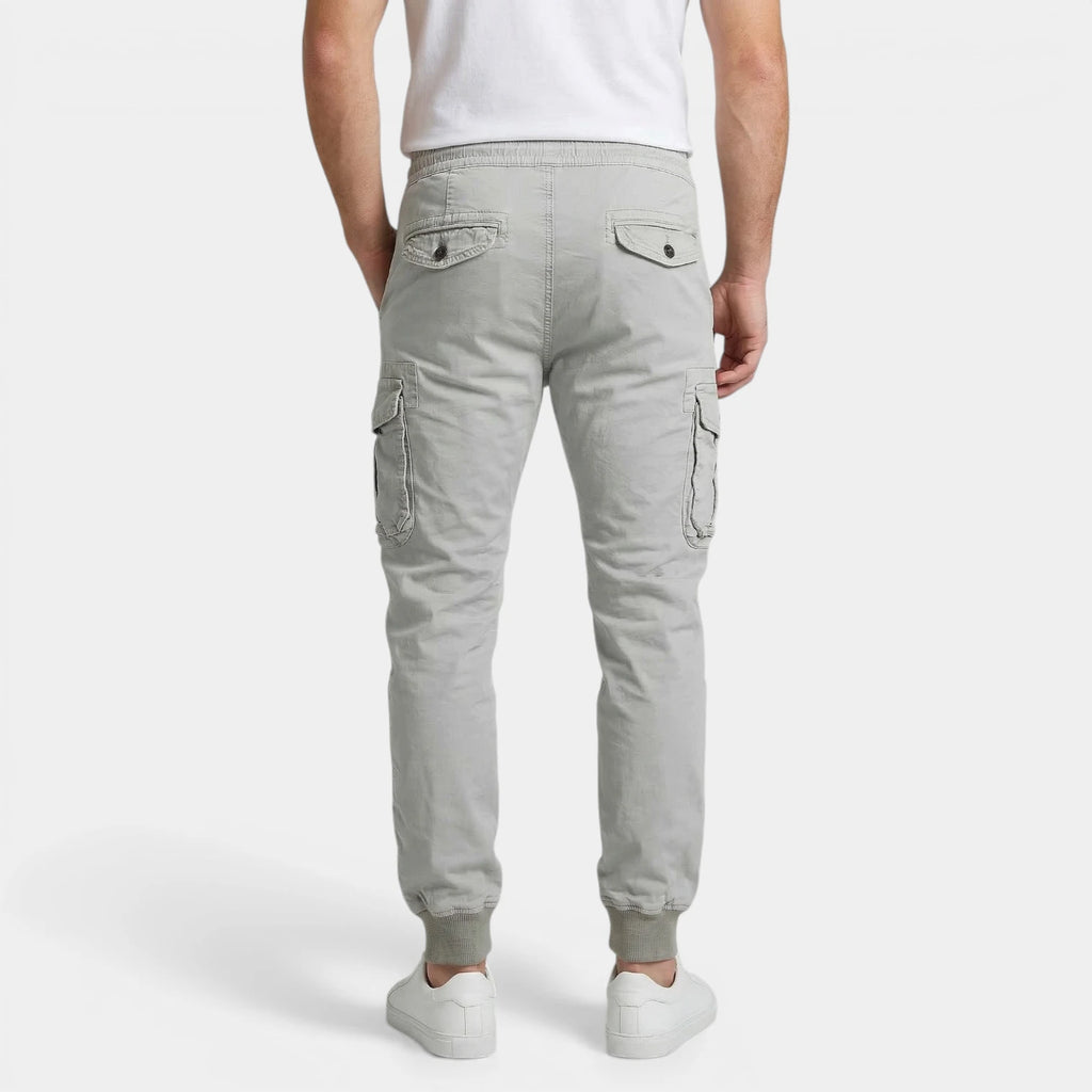 Cargo Jogger Pants Drawstring Tapered Fit for Men