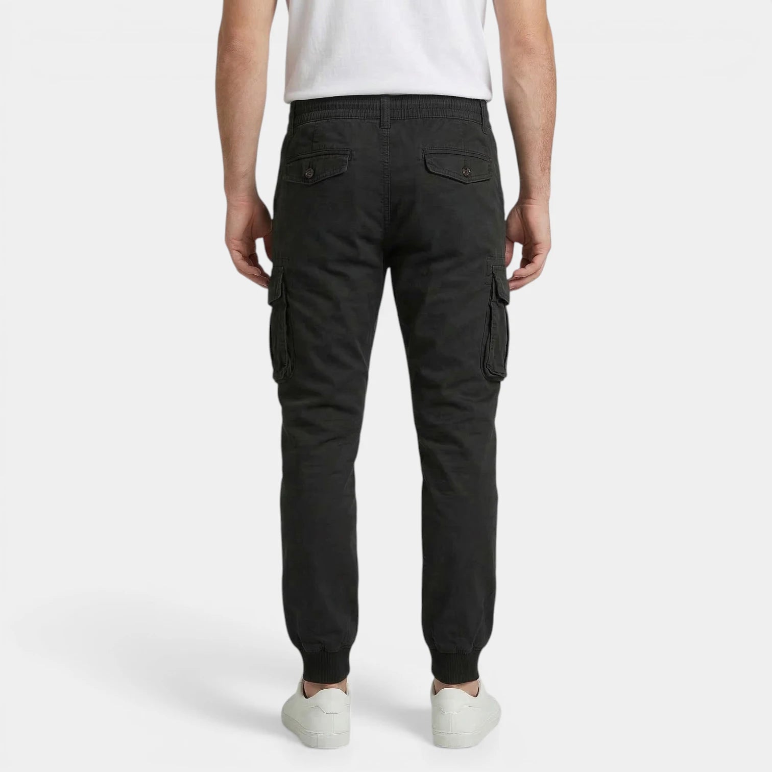 Cargo Jogger Pants Drawstring Tapered Fit for Men