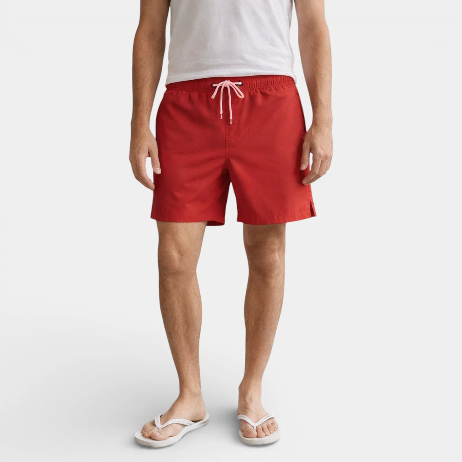 Drawstring Waist Shorts Regular Fit for Men