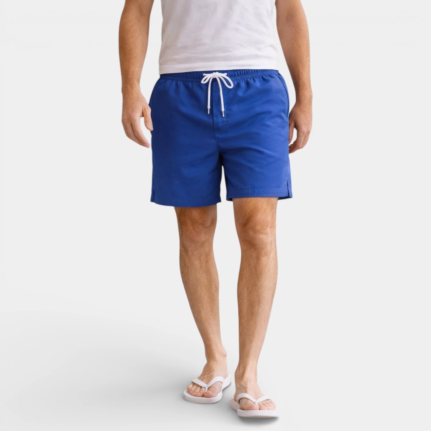 Drawstring Waist Shorts Regular Fit for Men