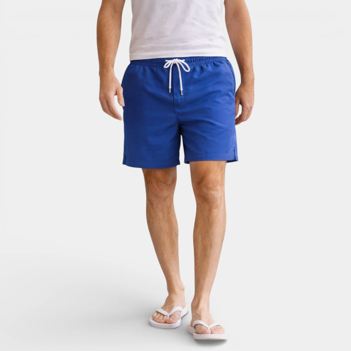 Drawstring Waist Shorts Regular Fit for Men