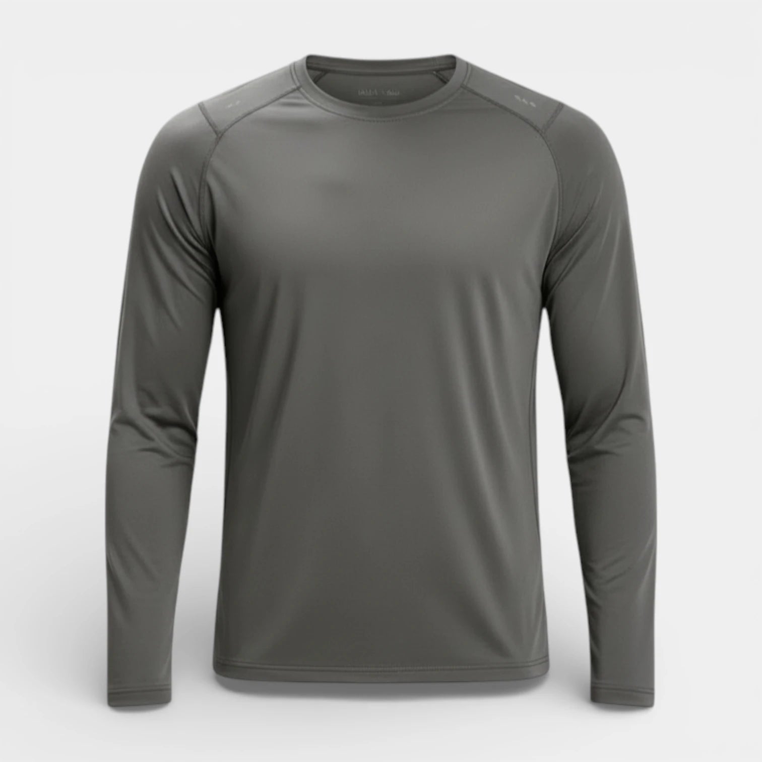 Crew Neck Raglan Long Sleeve Athletic Shirt for Men