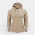 Slim Fit Gym Pullover Hoodie Long Sleeve for Men