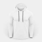 Slim Fit Gym Pullover Hoodie Long Sleeve for Men