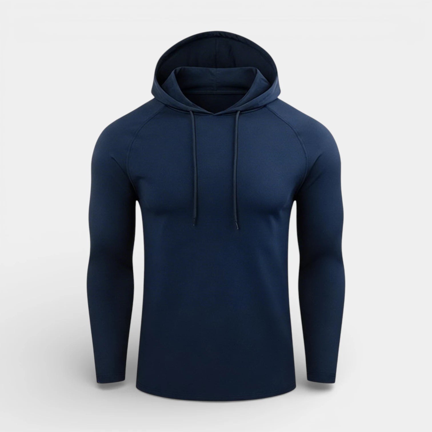 Slim Fit Gym Pullover Hoodie Long Sleeve for Men