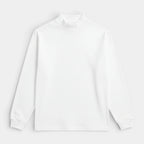 Mock Neck Long Sleeve Pullover Slim Fit for Men