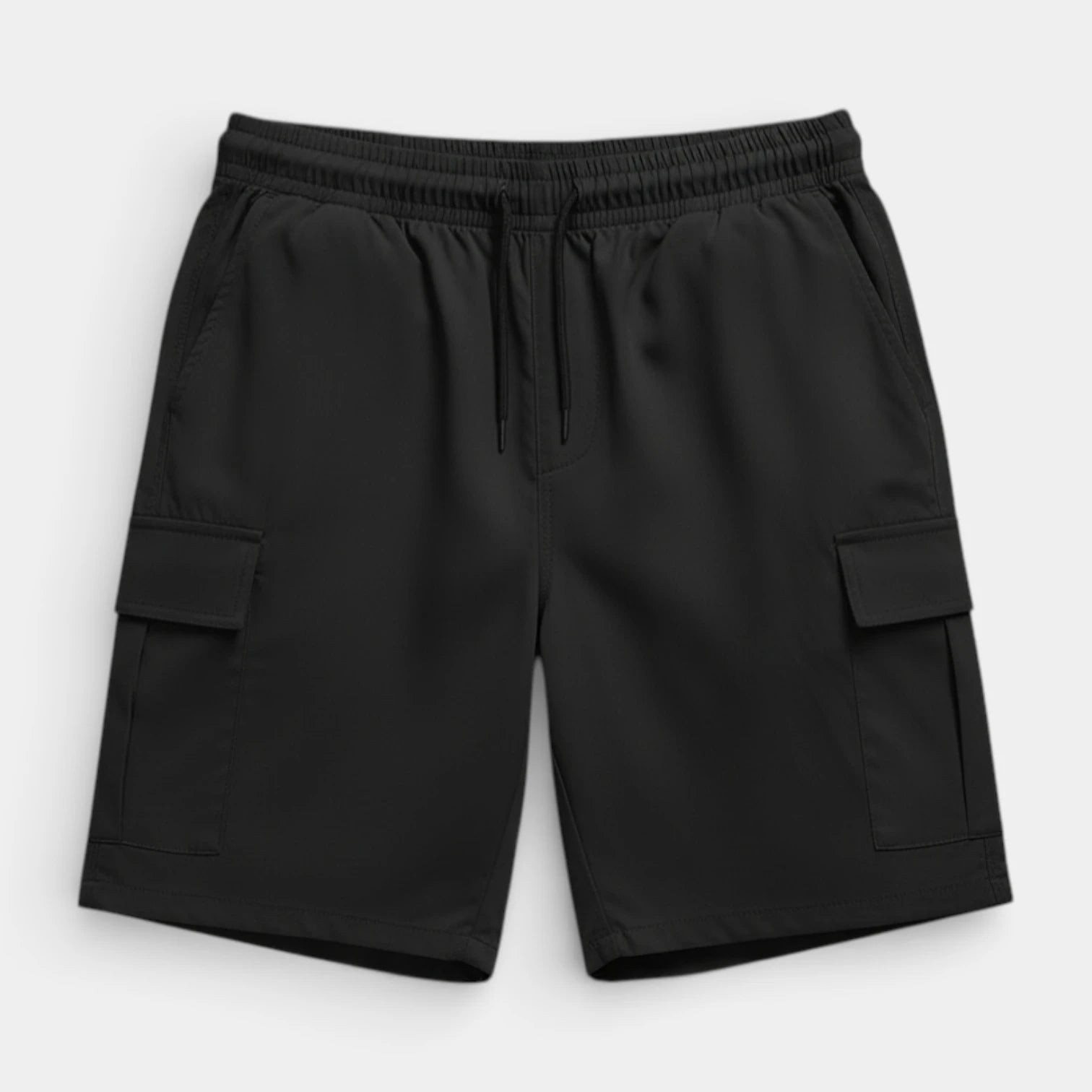 Cargo Shorts Relaxed Fit Drawstring Elastic Waist for Men