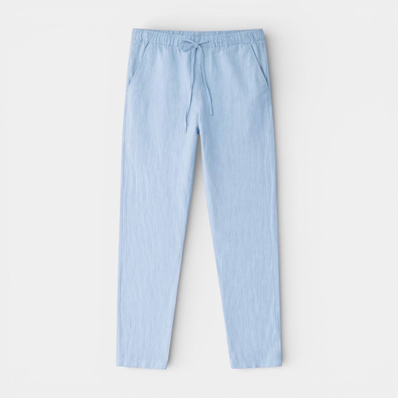 Drawstring Tapered Pants Relaxed Fit for Men