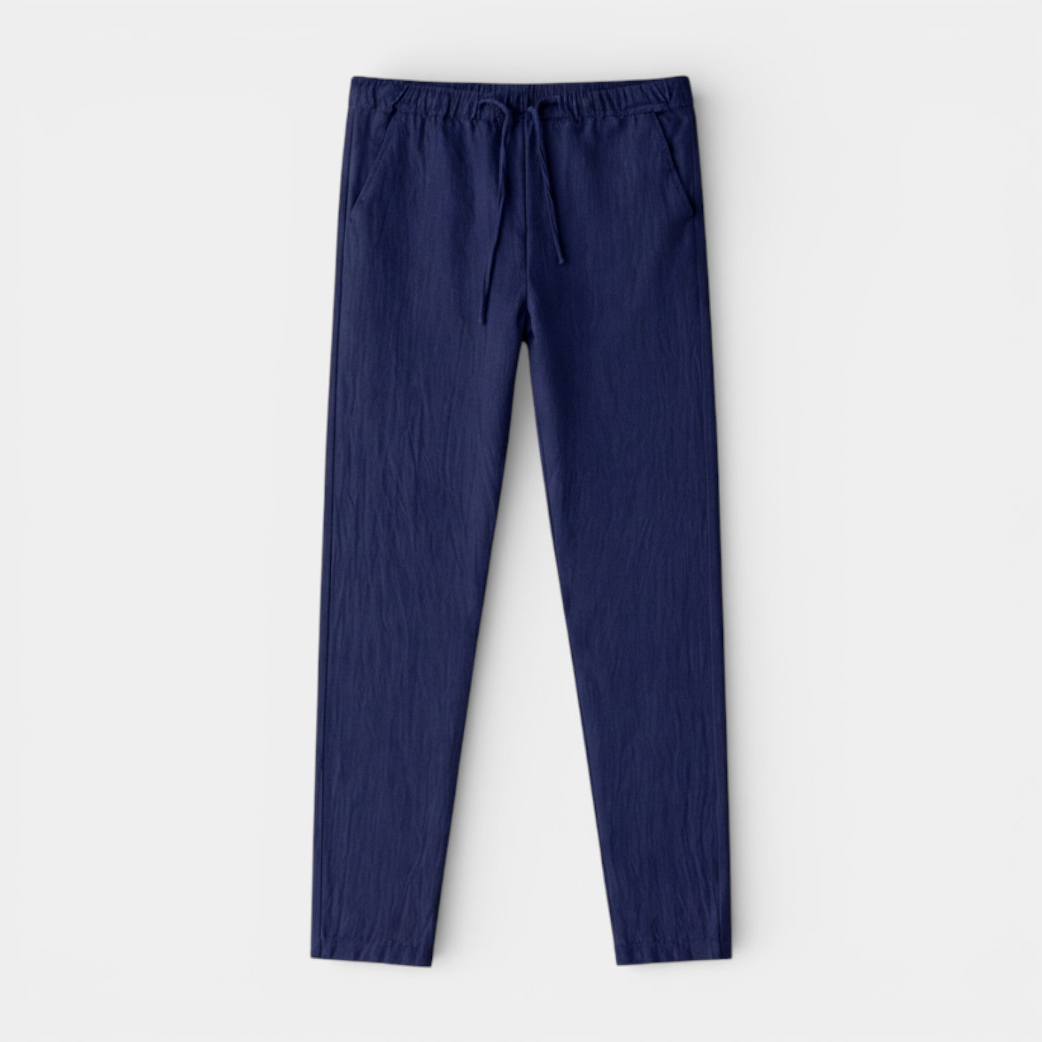 Drawstring Tapered Pants Relaxed Fit for Men