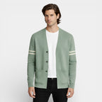 Open-Front Knit Cardigan Long Sleeve Regular Fit for Men