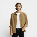 Long Sleeve Button-Down Shirt Relaxed Fit for Men