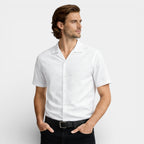 Camp Collar Short Sleeve Button-Up Shirt for Men