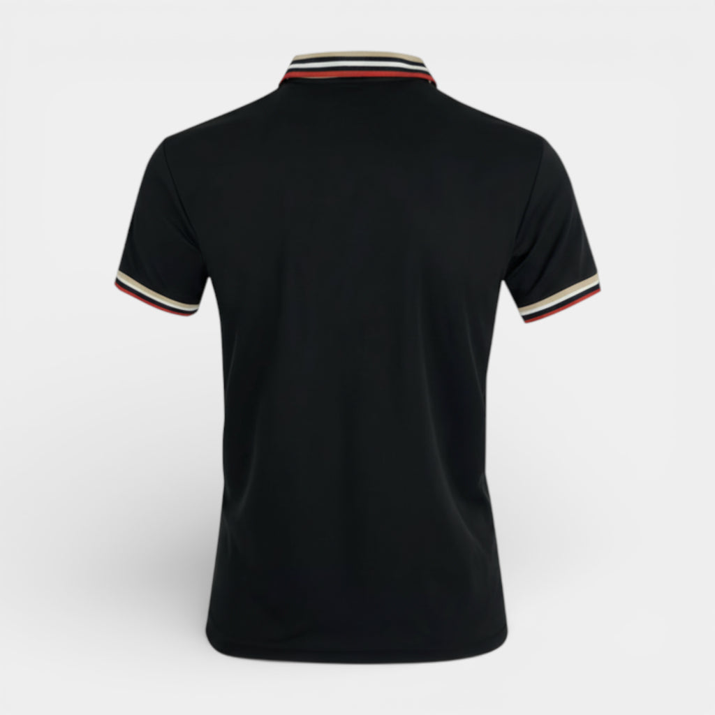 Short Sleeve Button-Up Polo Shirt Regular Fit for Men