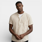 Henley Shirt Short Sleeve Regular Fit for Men