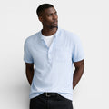 Henley Shirt Short Sleeve Regular Fit for Men