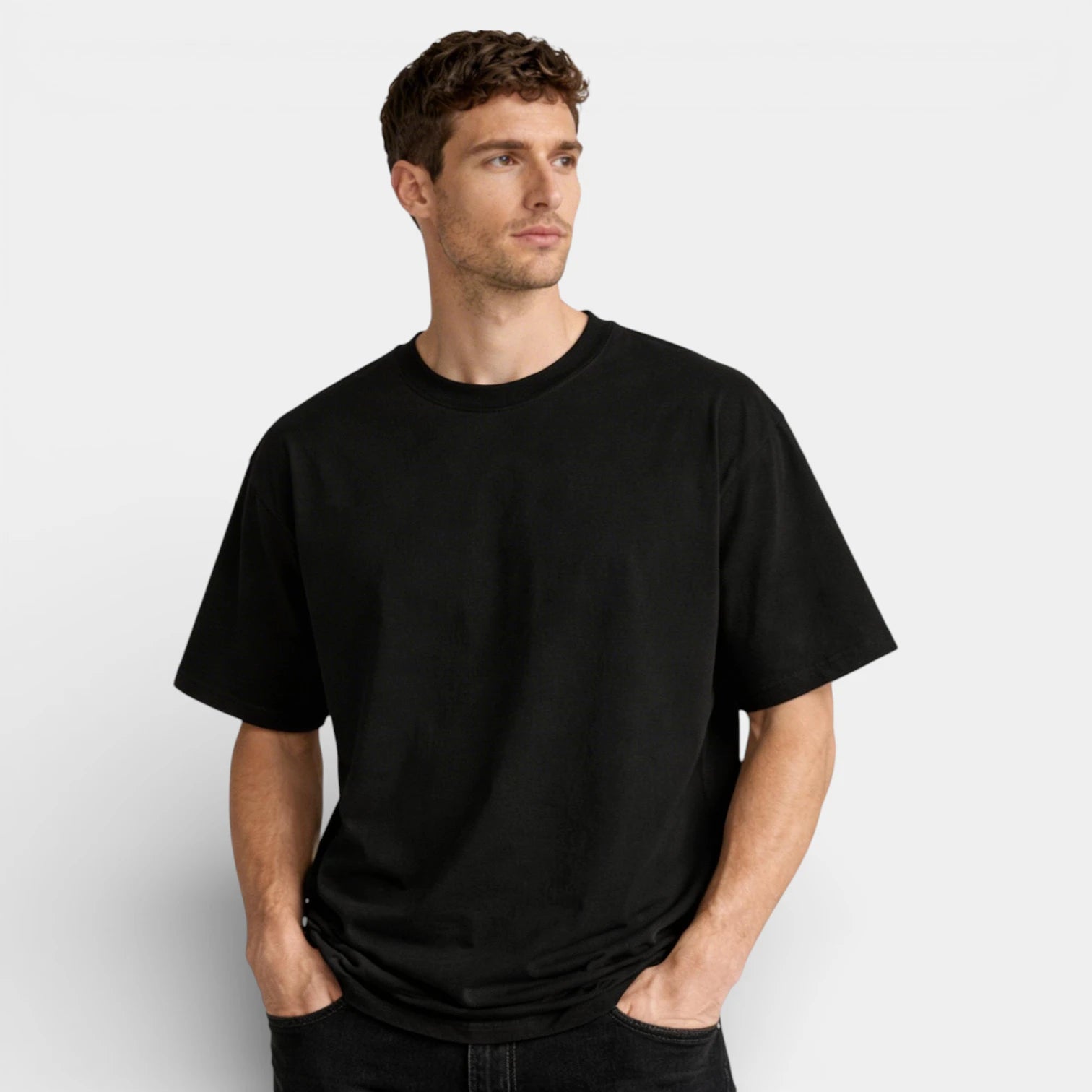 Crew Neck Short Sleeve T-Shirt Regular Fit for Men