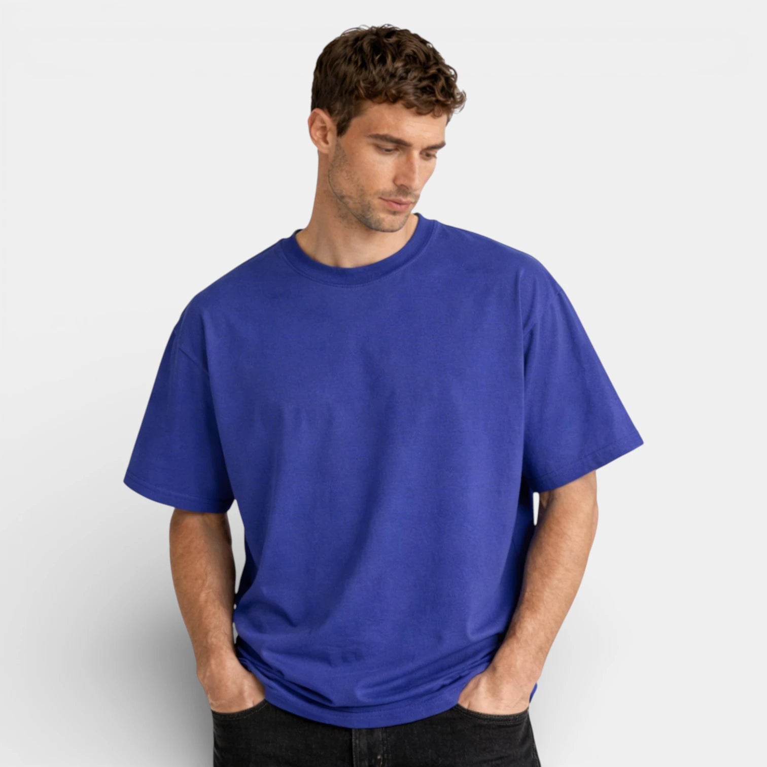 Crew Neck Short Sleeve T-Shirt Regular Fit for Men