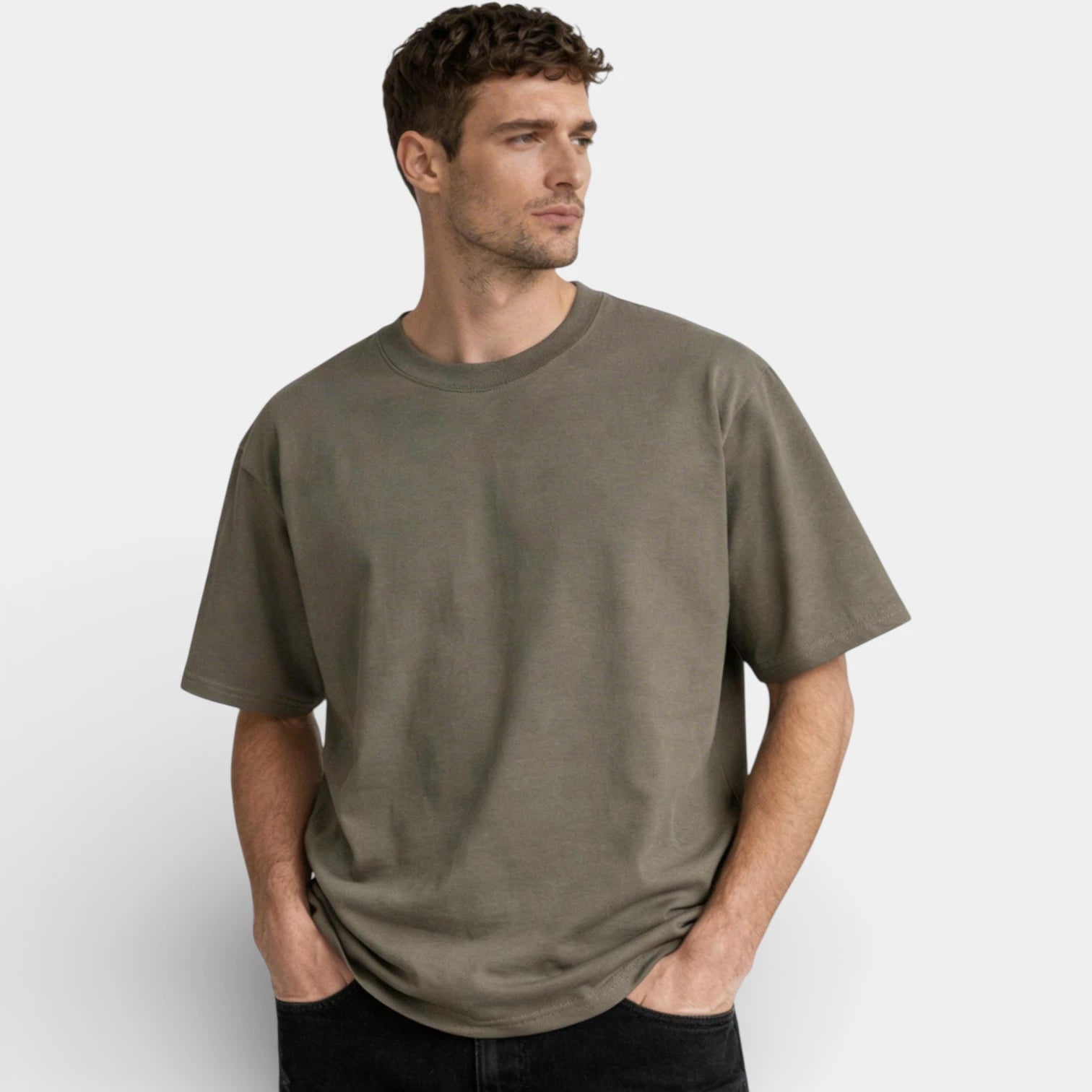 Crew Neck Short Sleeve T-Shirt Regular Fit for Men