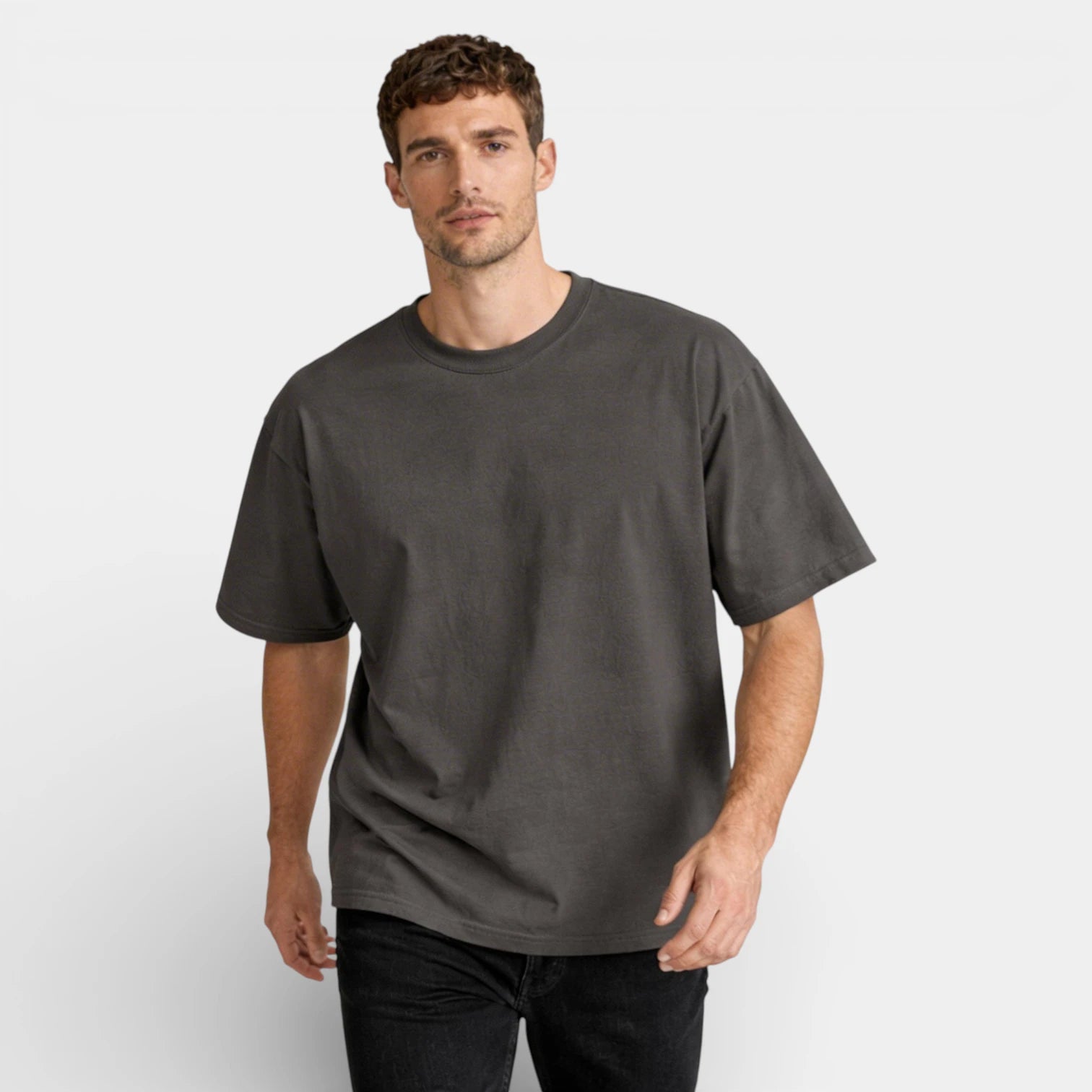 Crew Neck Short Sleeve T-Shirt Regular Fit for Men