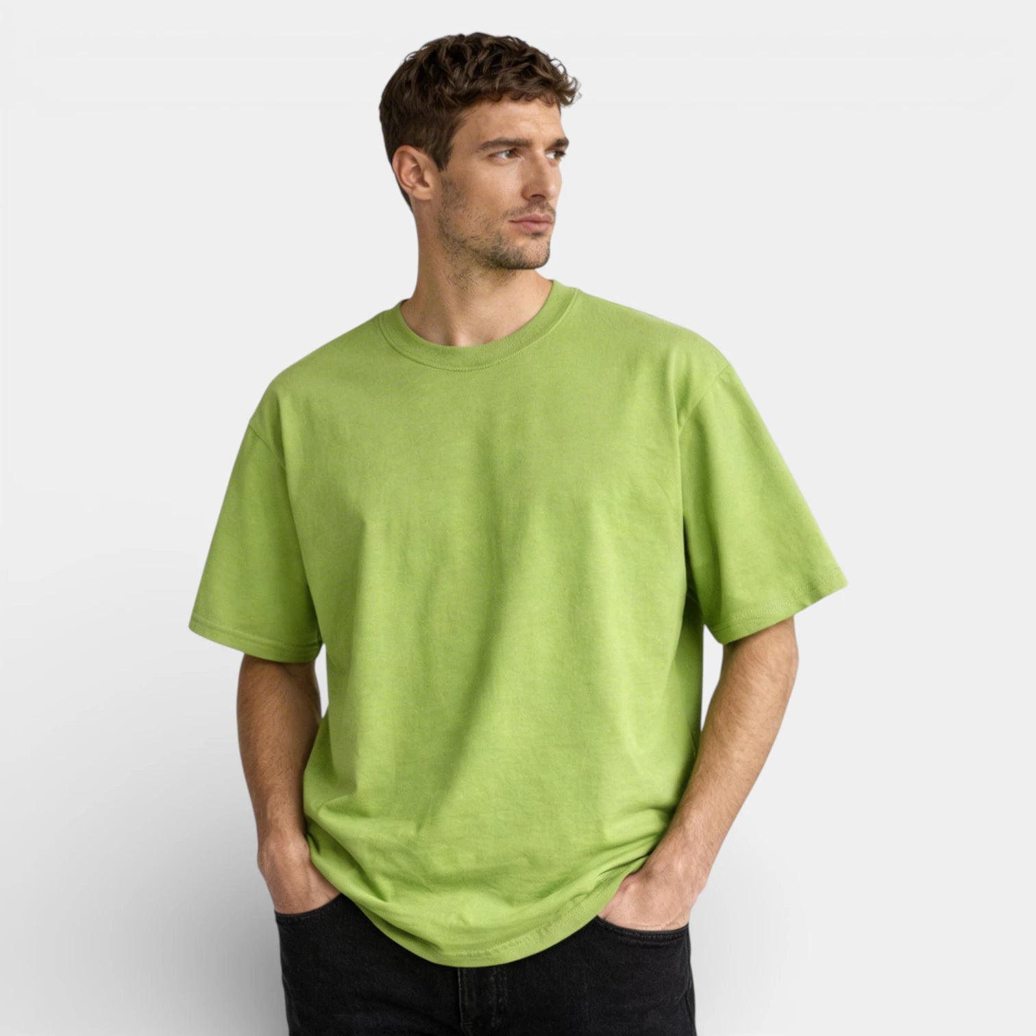 Crew Neck Short Sleeve T-Shirt Regular Fit for Men