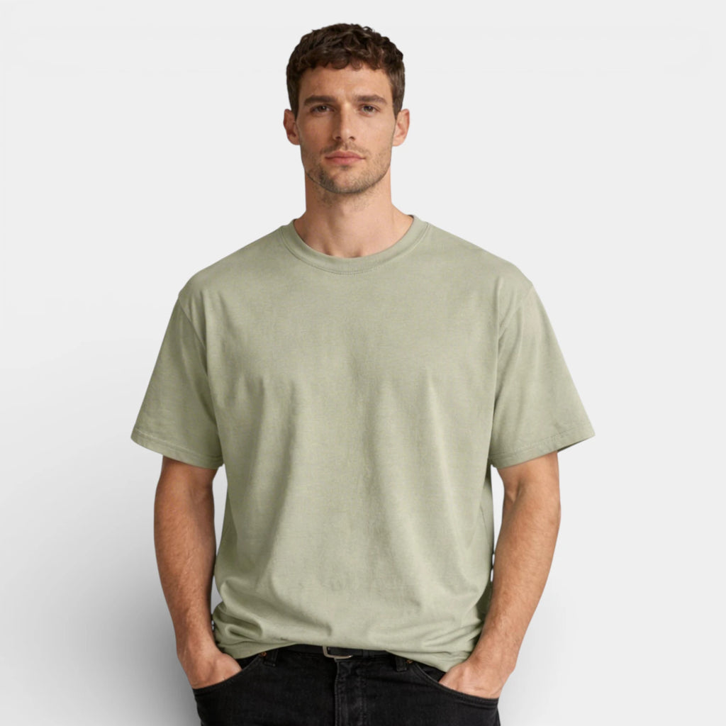 Crew Neck Short Sleeve T-Shirt Regular Fit for Men