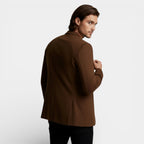 Two-Button Notch Lapel Blazer With Pin for Men