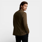 Two-Button Notch Lapel Blazer With Pin for Men