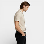 Camp Collar Short Sleeve Button-Up Shirt for Men