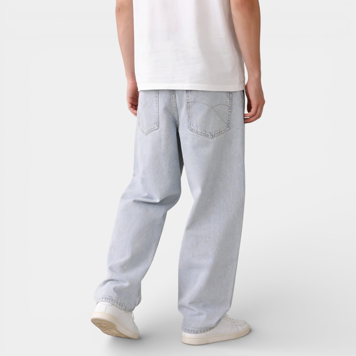 Straight Leg Denim Jeans Regular Fit for Men
