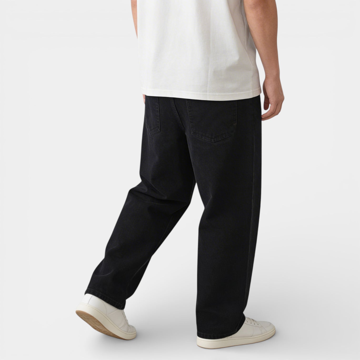 Straight Leg Denim Jeans Regular Fit for Men