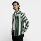 Striped Button-Up Shirt Long Sleeve Regular Fit for Men