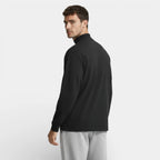 Mock Neck Long Sleeve Pullover Slim Fit for Men