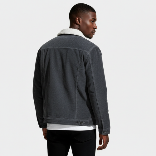Corduroy Lined Jacket Regular Fit Structured for Men