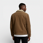 Corduroy Lined Jacket Regular Fit Structured for Men