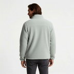 Fleece Full-Zip Stand Collar Jacket Regular Fit for Men