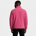 Fleece Full-Zip Jacket Stand Collar Regular Fit for Men