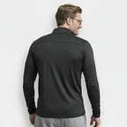 Quarter-Zip Pullover Stand Collar Long Sleeve for Men
