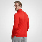 Quarter-Zip Pullover Stand Collar Long Sleeve for Men