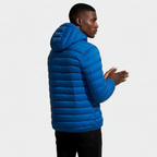 Hooded Quilted Jacket Lightweight Padded for Men