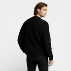 Button-Up Textured Knit Cardigan Regular Fit for Men