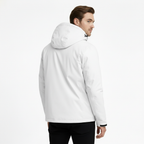 Hooded Zip-Front Jacket Structured Fit for Men
