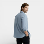 Long Sleeve Button-Down Shirt Relaxed Fit for Men