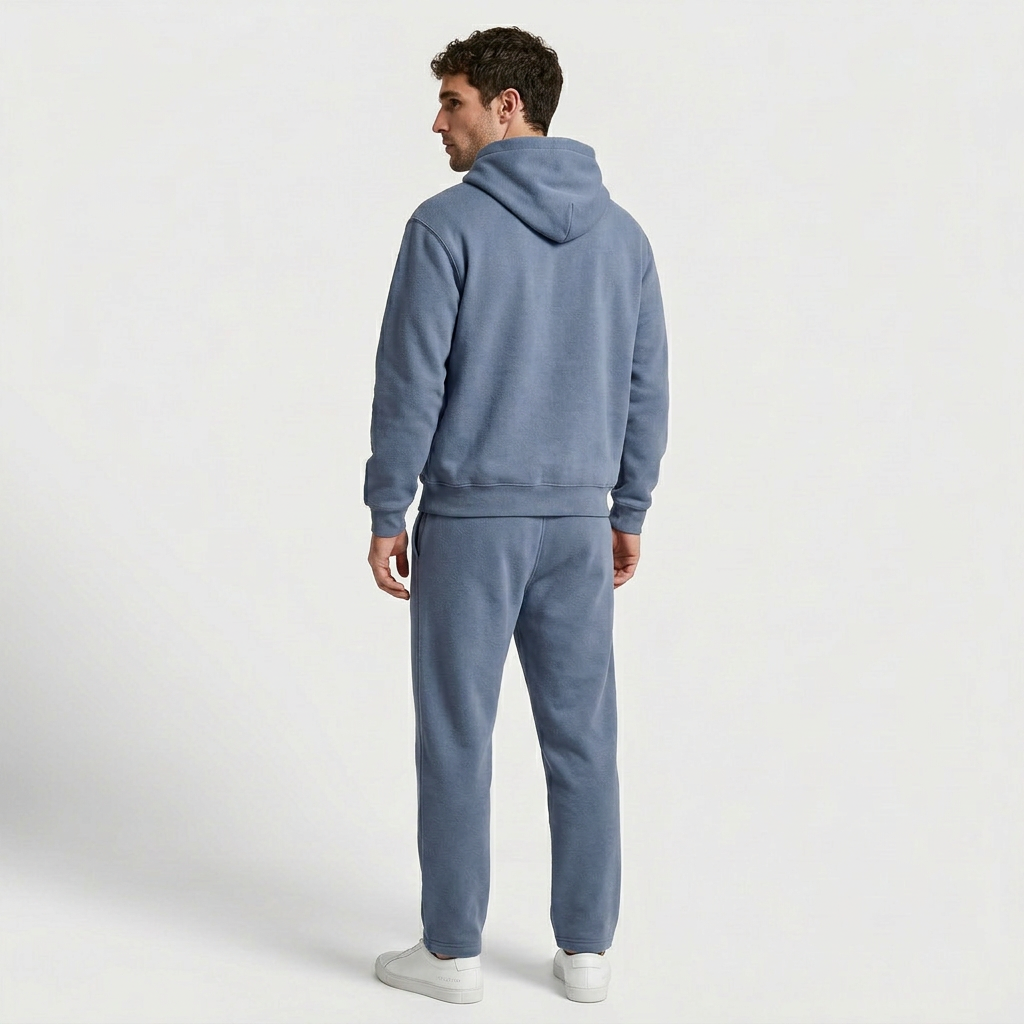 Hooded Sweater Matching Set Regular Fit for Men