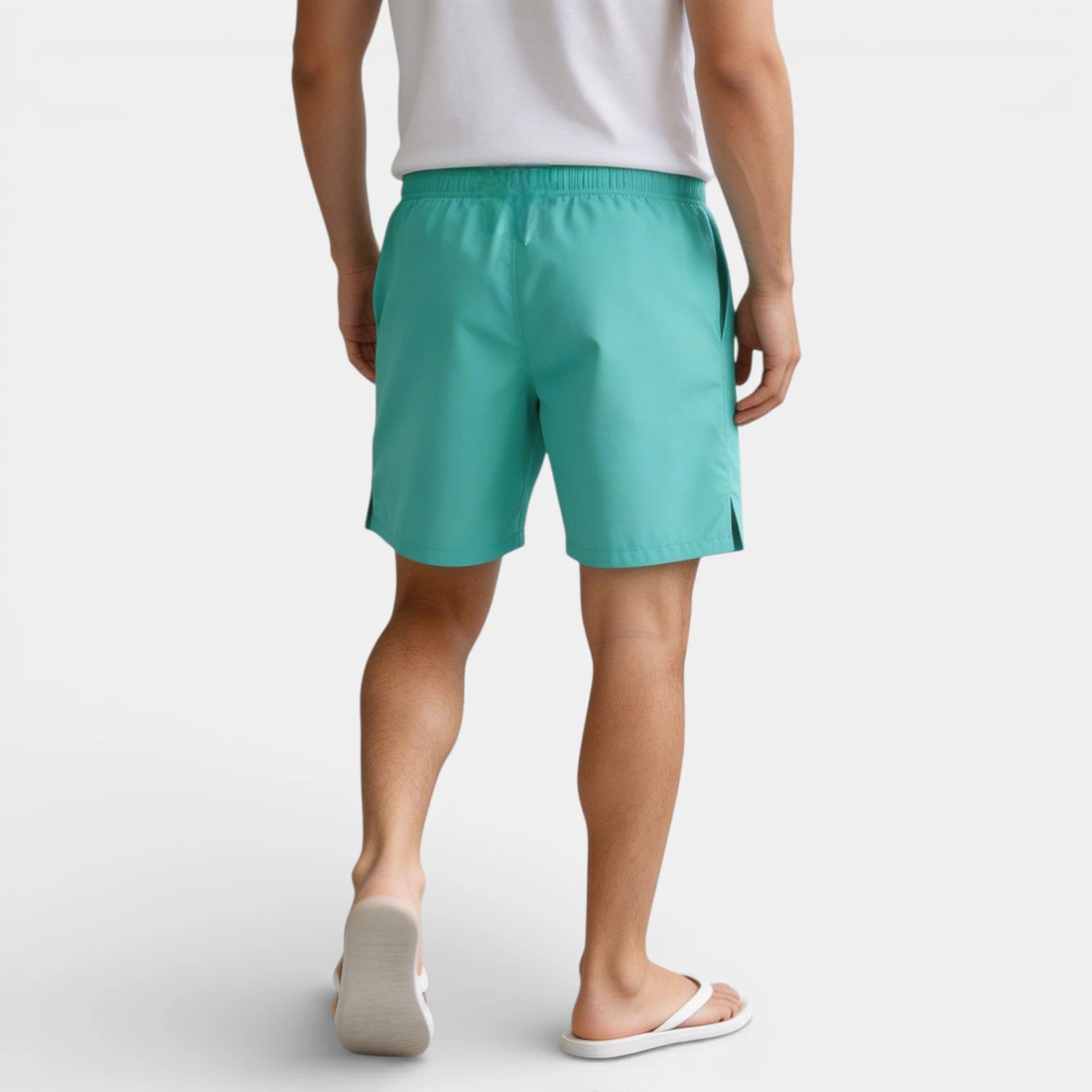 Drawstring Waist Shorts Regular Fit for Men