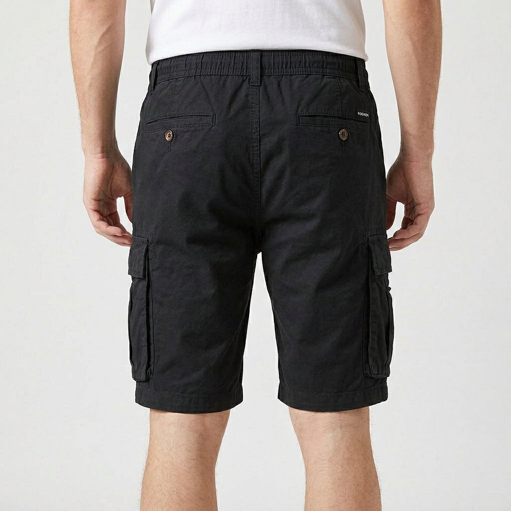 Belted Cargo Shorts Relaxed Fit Multi-Pocket for Men