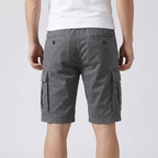 Belted Cargo Shorts Relaxed Fit Multi-Pocket for Men