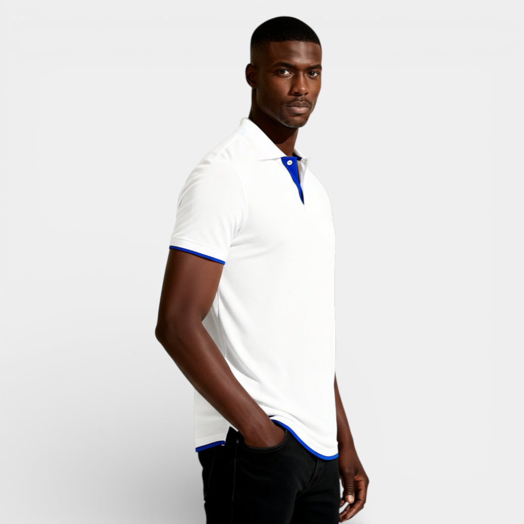Short Sleeve Polo Shirt Pullover Regular Fit for Men